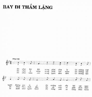 Bay đi thầm lặng