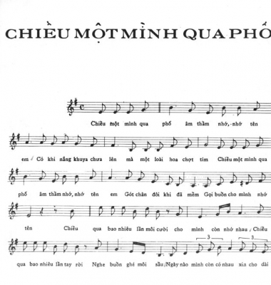 Chiều một mình qua phố