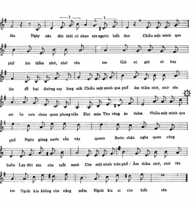 Chiều một mình qua phố