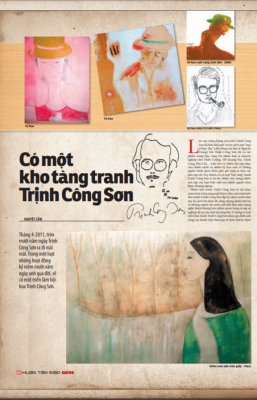 Có một kho tàng tranh Trịnh Công Sơn